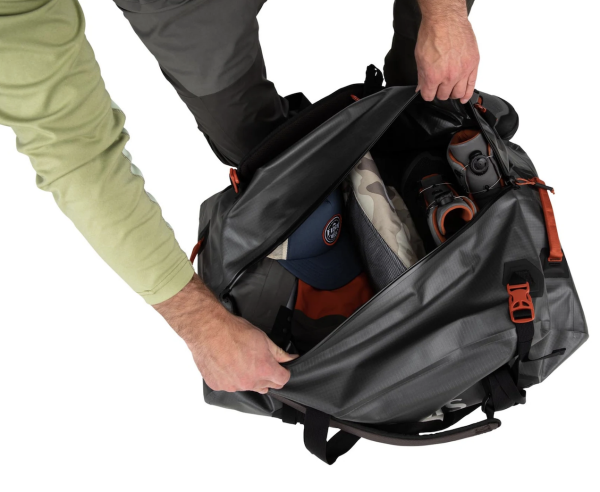 Simms G3 Guide Z Duffel Bag Open Simms G3 Guide Z Duffel Bag Open